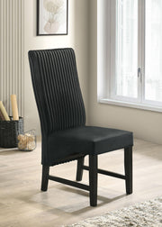 Barrand Upholstered Dining Side Chair Black (Set of 2) - 106387