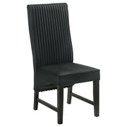 Barrand Upholstered Dining Side Chair Black (Set of 2) - 106387