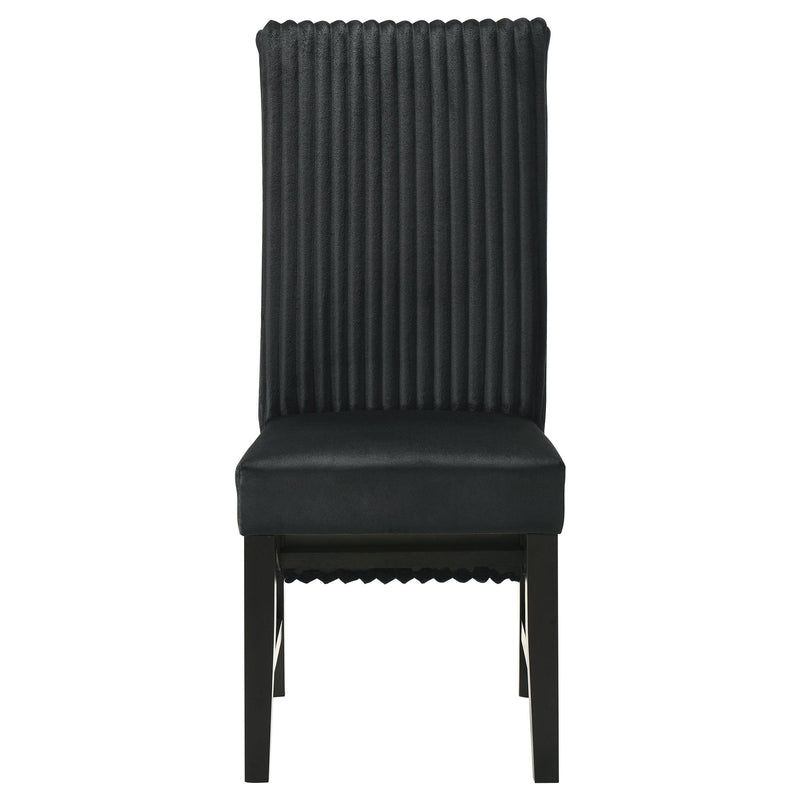 Barrand Upholstered Dining Side Chair Black (Set of 2) - 106387