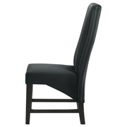 Barrand Upholstered Dining Side Chair Black (Set of 2) - 106387