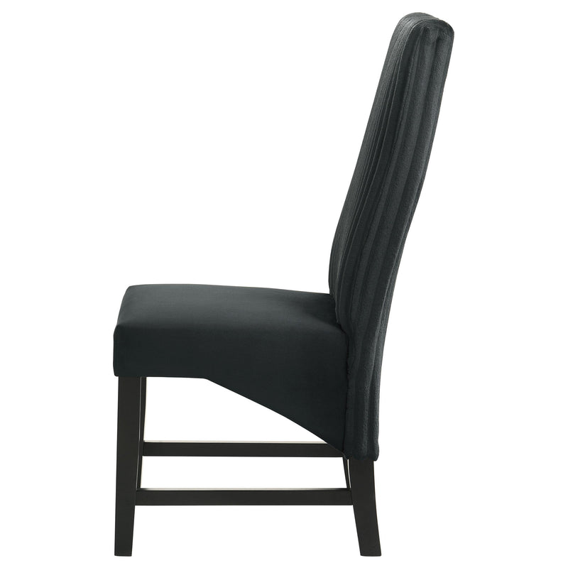 Barrand Upholstered Dining Side Chair Black (Set of 2) - 106387