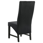 Barrand Upholstered Dining Side Chair Black (Set of 2) - 106387