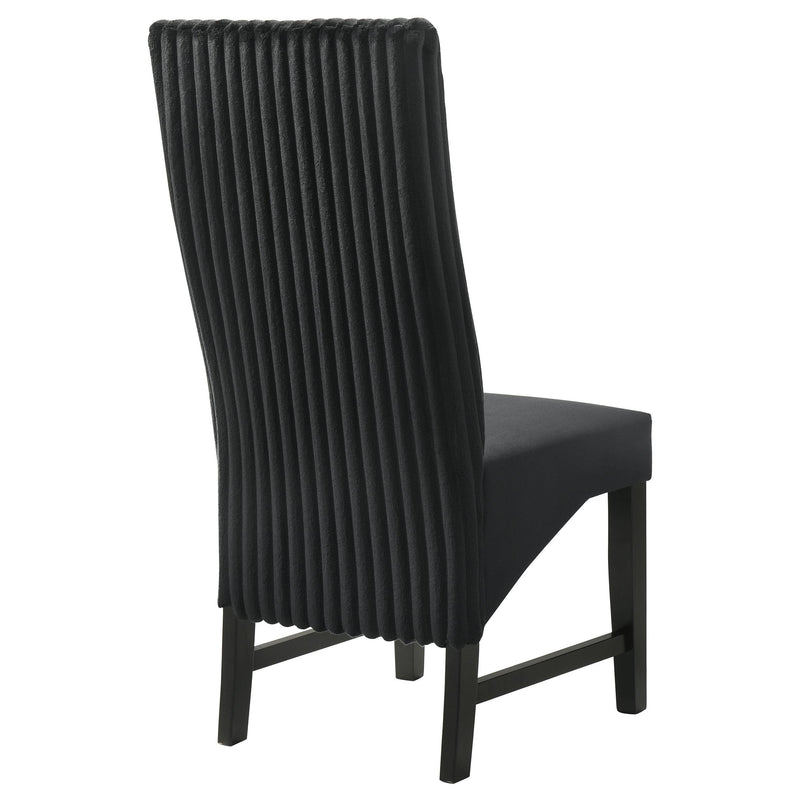 Barrand Upholstered Dining Side Chair Black (Set of 2) - 106387