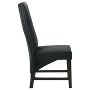 Barrand Upholstered Dining Side Chair Black (Set of 2) - 106387