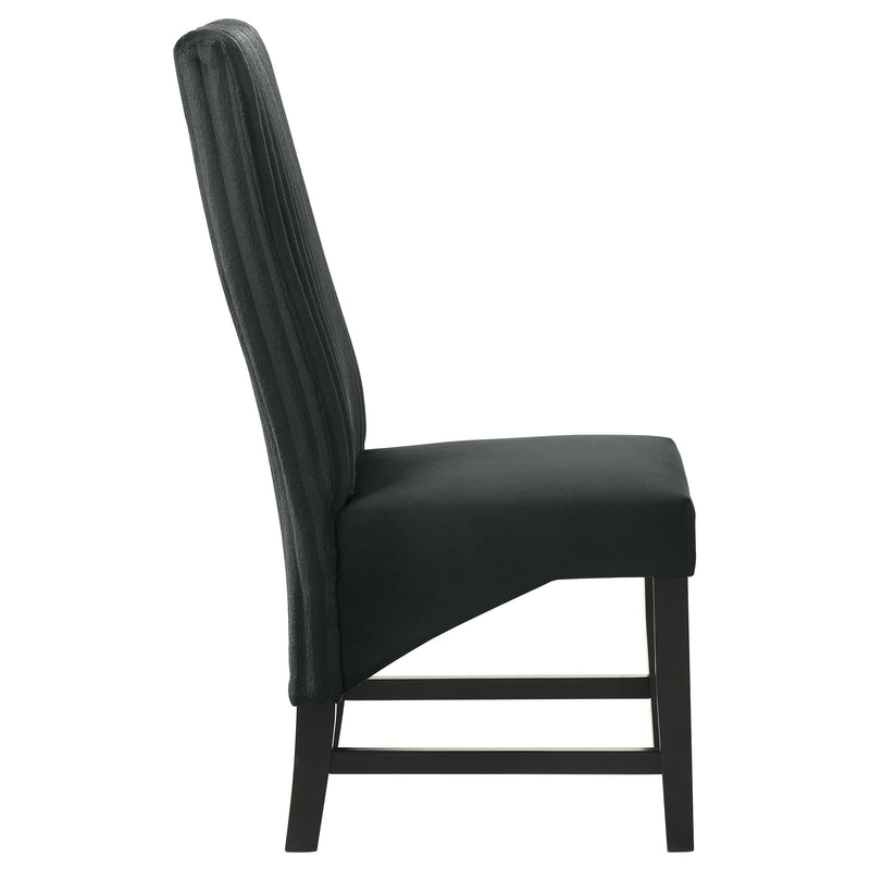 Barrand Upholstered Dining Side Chair Black (Set of 2) - 106387