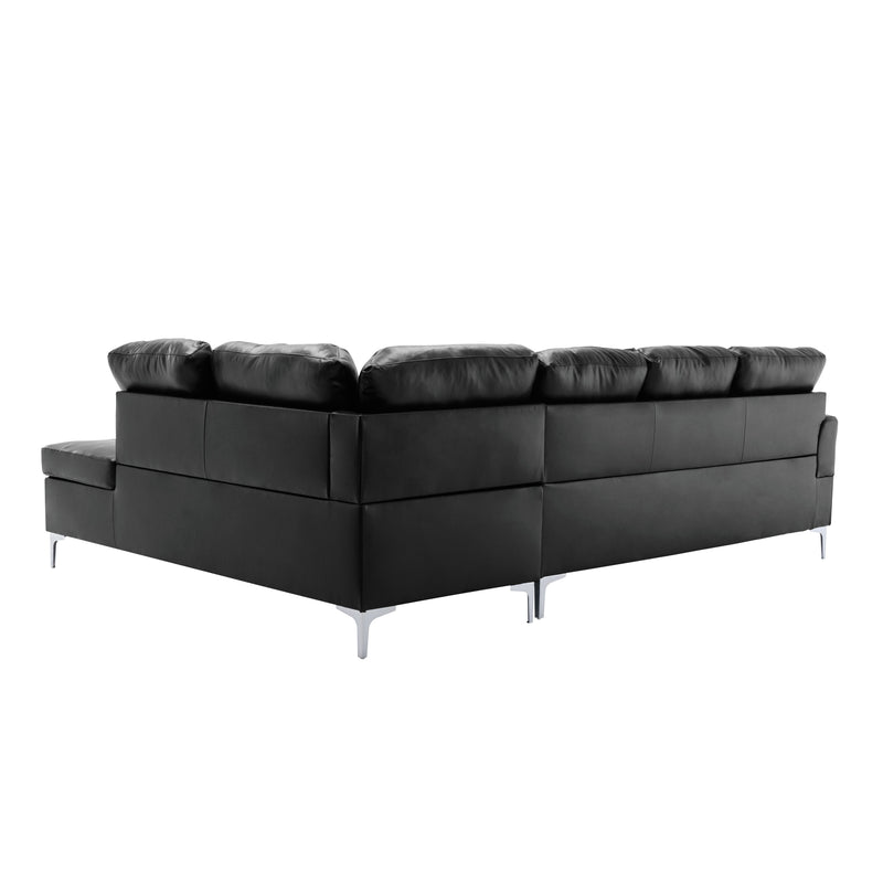 Barrington Black RAF Sectional - Gate FurnitureSectional