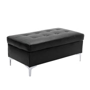 Barrington Black RAF Sectional - Gate FurnitureSectional
