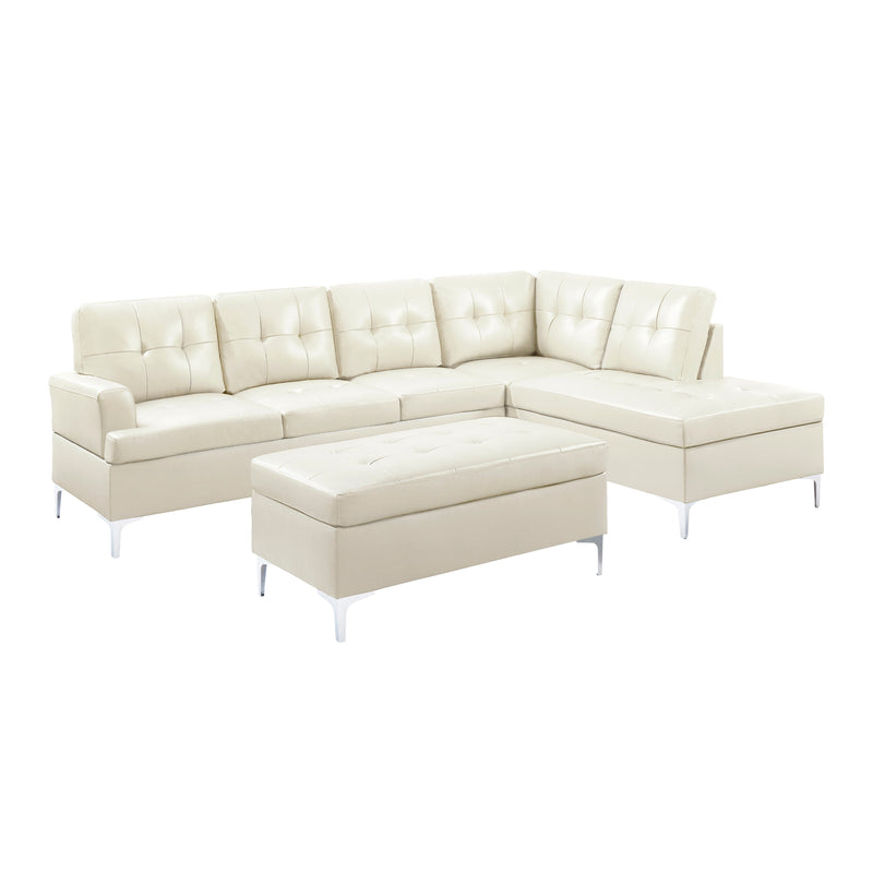 Barrington White RAF Sectional - Gate FurnitureSectional