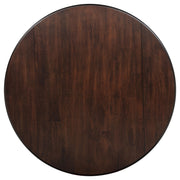 Barton 5-piece Round Wood Dining Table Set Dark Brown - 150340