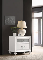 Barzini 2-drawer Nightstand White - 205892