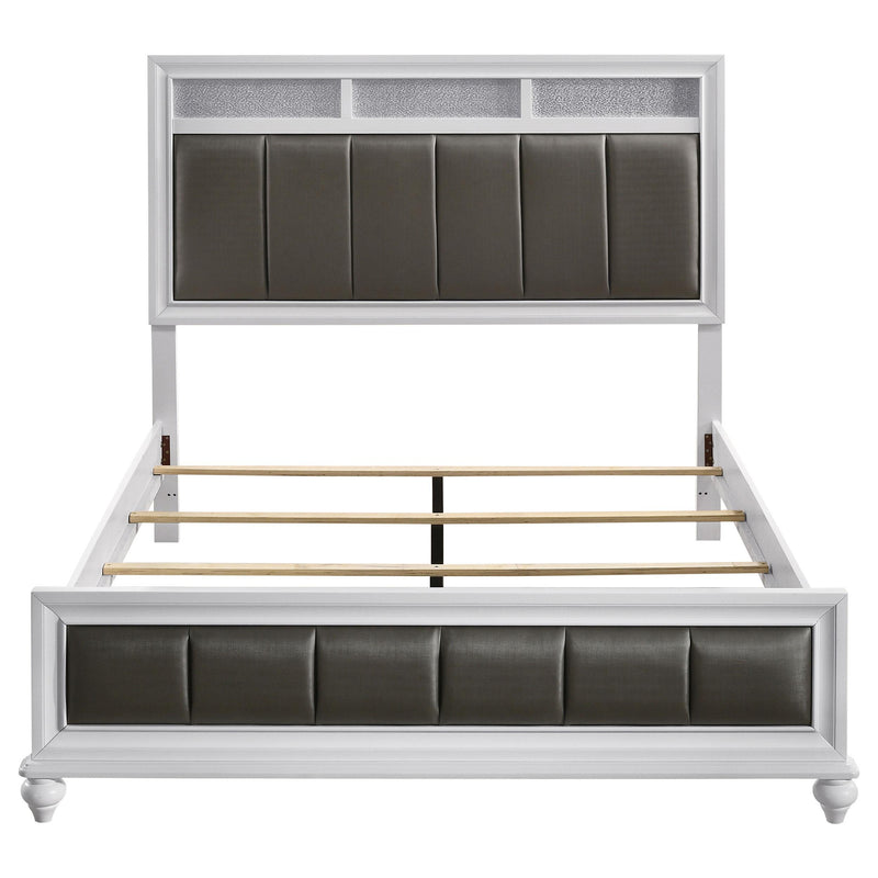 Barzini 4-piece Queen Bedroom Set White - 205891Q-S4