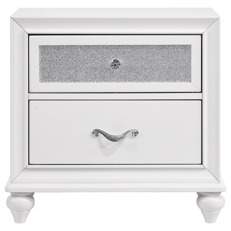 Barzini 4-piece Queen Bedroom Set White - 205891Q-S4
