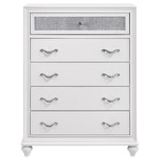 Barzini 5-drawer Bedroom Chest White - 205895