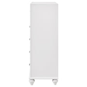 Barzini 5-drawer Bedroom Chest White - 205895