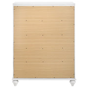 Barzini 5-drawer Bedroom Chest White - 205895