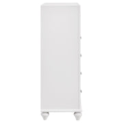 Barzini 5-drawer Bedroom Chest White - 205895