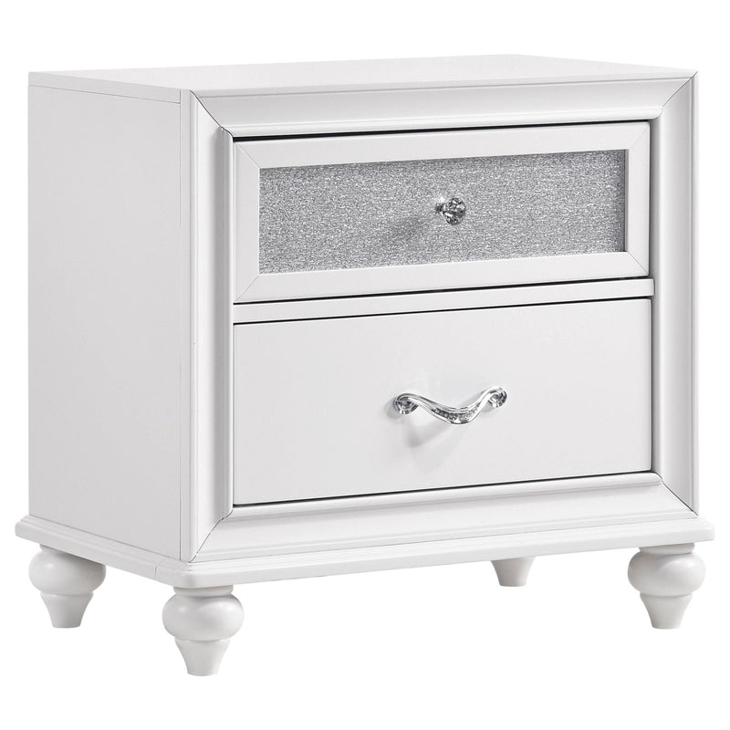Barzini 5-piece Queen Bedroom Set White - 205891Q-S5