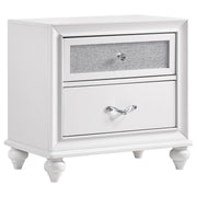 Barzini 5-piece Queen Bedroom Set White - 300843Q-S5