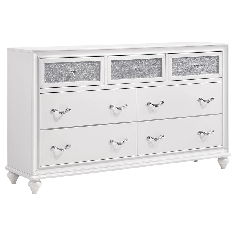 Barzini 7-drawer Dresser White - 205893