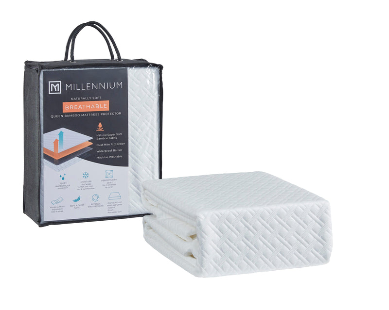 Basic Protector White Queen Mattress Protector (Set of 4) - M30803