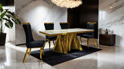 Basilicata Gold Dining Table - FM33001GD-T-TABLE