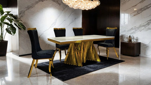 Basilicata Gold Dining Table - FM33001GD-T-TABLE