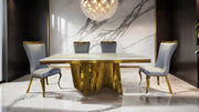 Basilicata Gold Dining Table - FM33001GD-T-TABLE