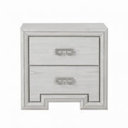 Basilone Rustic White Nightstand - FM7440WH-N