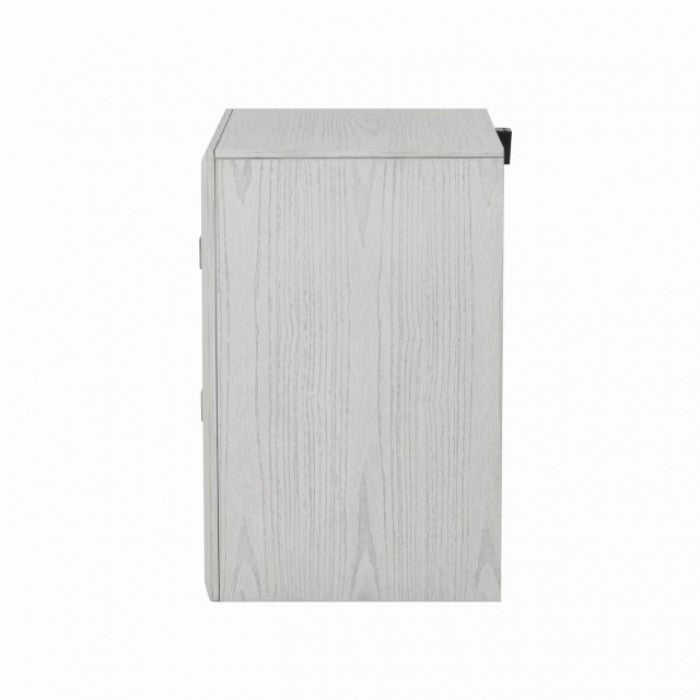Basilone Rustic White Nightstand - FM7440WH-N