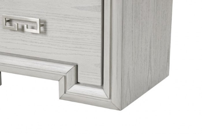 Basilone Rustic White Nightstand - FM7440WH-N