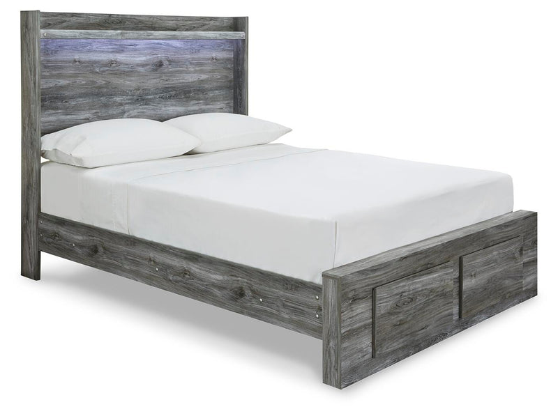 Baystorm Full Panel Storage Bed and Nightstand - B221B96