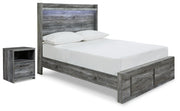 Baystorm Full Panel Storage Bed and Nightstand - B221B96