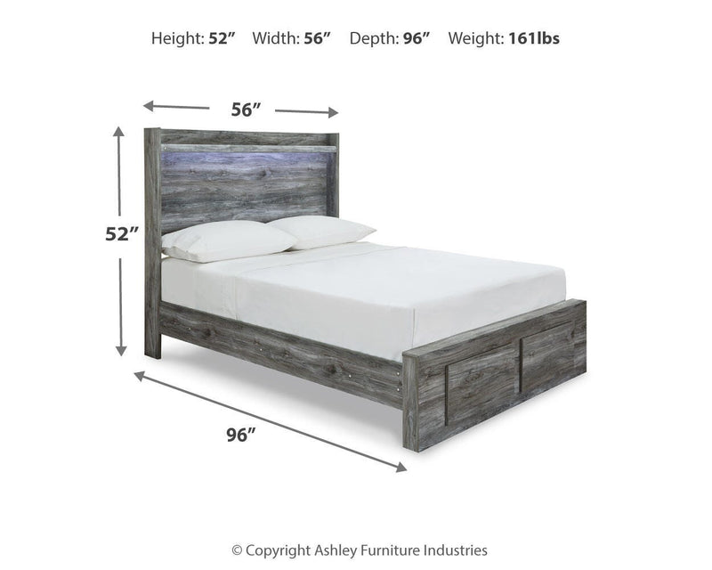 Baystorm Full Panel Storage Bed and Nightstand - B221B96