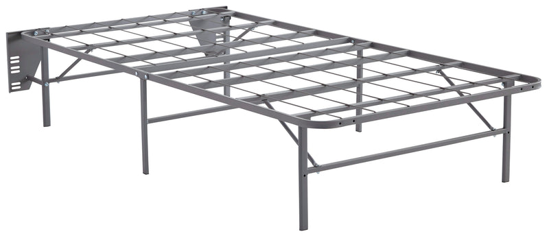 Baystorm Gray 2 Twin Panel Beds, 2 Mattresses, 2 Foundations, and Chest - B221B45