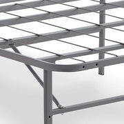 Baystorm Gray 2 Twin Panel Beds, 2 Mattresses, 2 Foundations, and Chest - B221B45