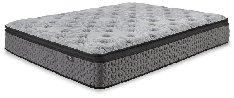 Baystorm Gray 2 Twin Panel Beds, 2 Mattresses, 2 Foundations, and Chest - B221B45