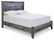 Baystorm Gray Full Panel Bed and Chest - B221B50