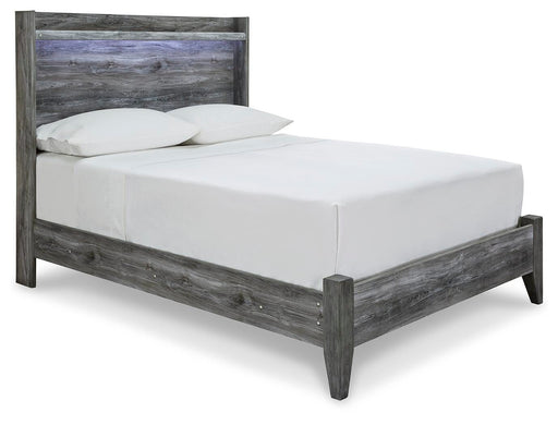 Baystorm Gray Full Panel Bed and Chest - B221B50
