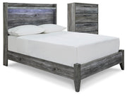 Baystorm Gray Full Panel Bed and Chest - B221B50
