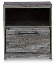 Baystorm Gray Full Panel Headboard, Chest and Nightstand - B221B60