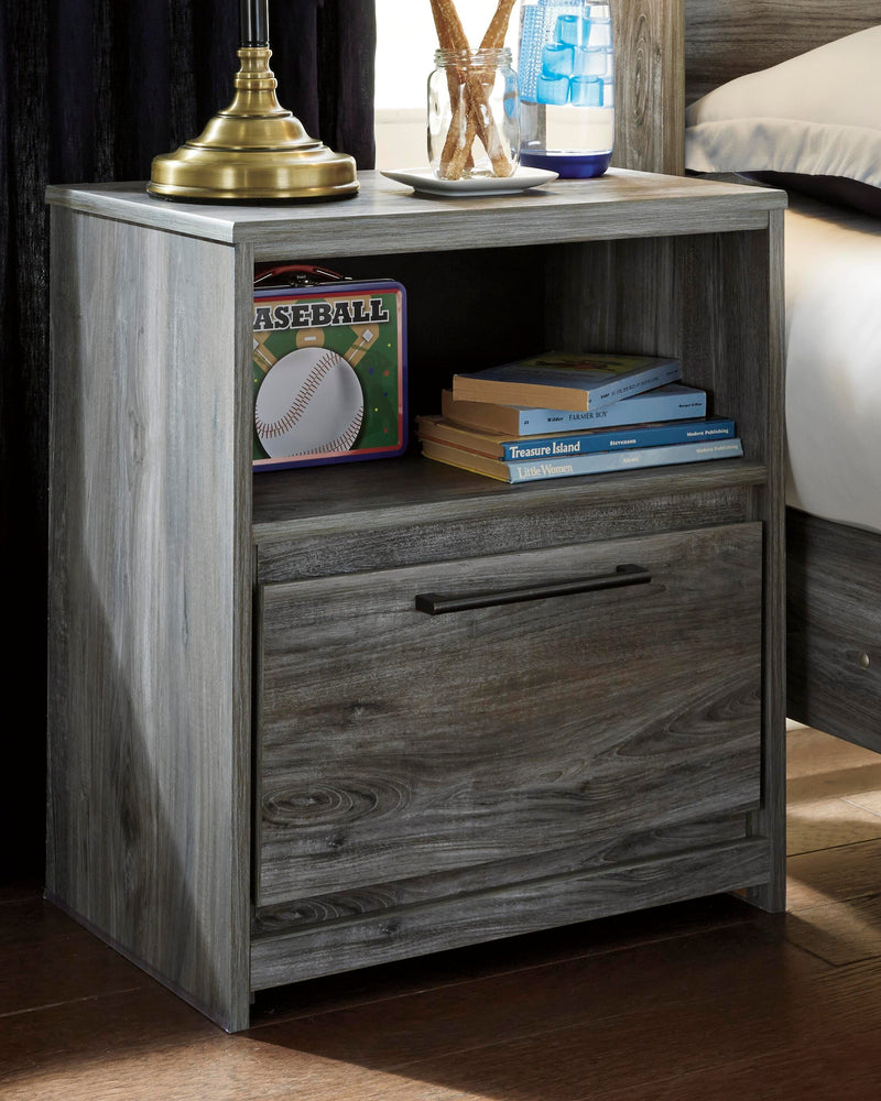 Baystorm Gray Full Panel Headboard, Chest and Nightstand - B221B60