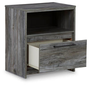 Baystorm Gray Full Panel Headboard, Chest and Nightstand - B221B60