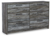 Baystorm Gray Full Panel Headboard, Dresser and Nightstand - B221B59