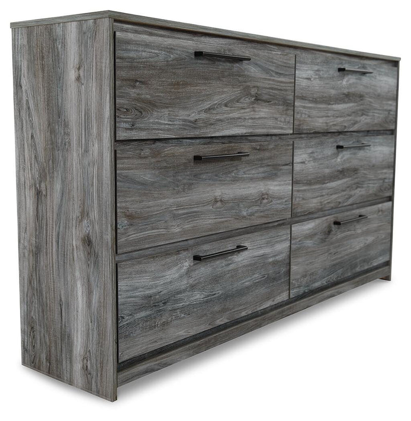 Baystorm Gray Queen Panel Storage Bed, Dresser and 2 Nightstands - B221B88