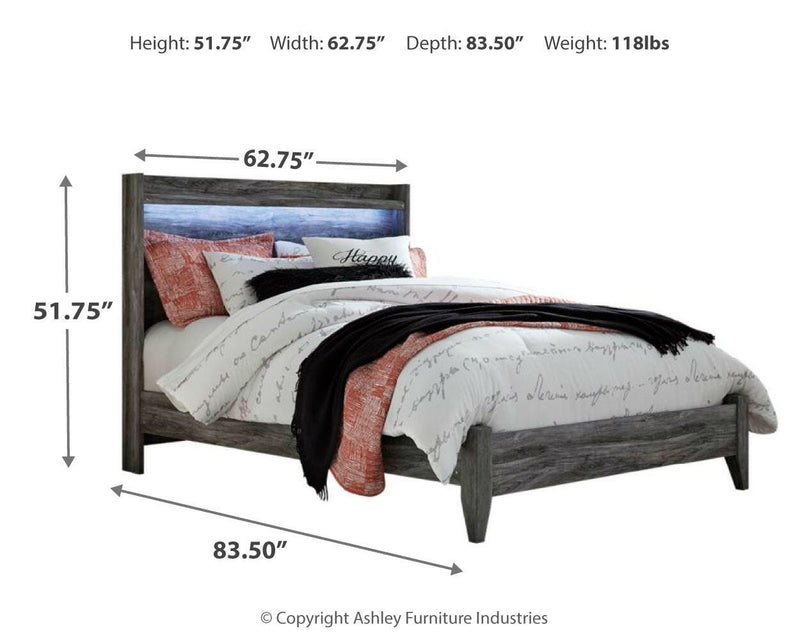 Baystorm Queen Panel Bed and Chest - B221B99