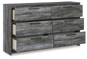 Baystorm Queen Panel Bed with Storage, Dresser and 2 Nightstands - B221B103