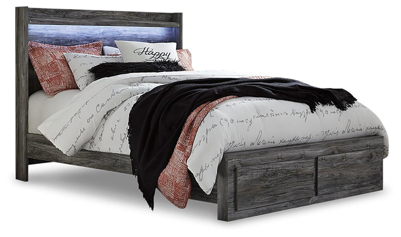 Baystorm Queen Panel Storage Bed, Dresser and Chest - B221B98