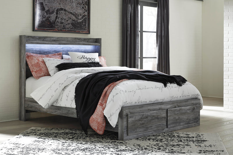 Baystorm Queen Panel Storage Bed, Dresser and Chest - B221B98