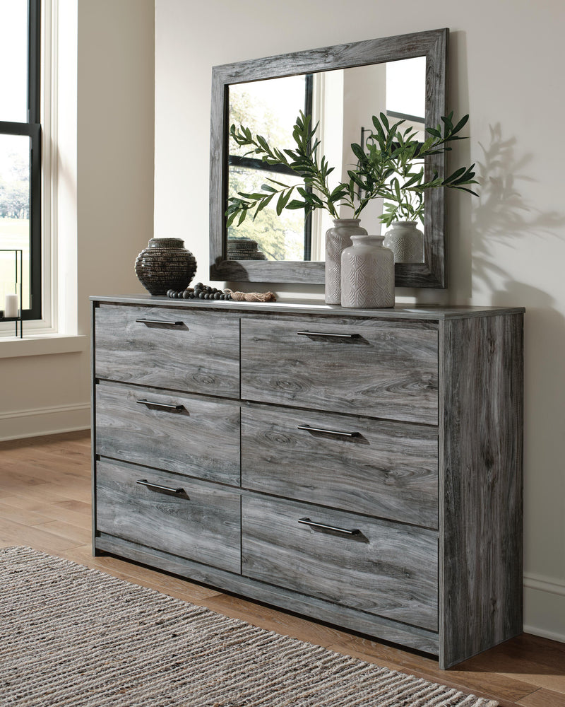 Baystorm Twin Panel Bed, Dresser, Mirror and Chest - B221B95