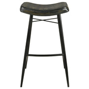 Bayu Leather Upholstered Bar Stool Espresso (Set of 2) - 109259